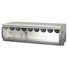 Prox Safe mini IL Cabinet for 8 keys with automatic shutter (with 8 proxCylinders). With protection for wron